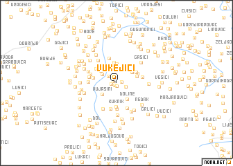 map of (( Vukejići ))