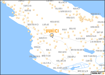 map of Vukići