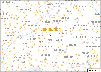 map of Vukinjača