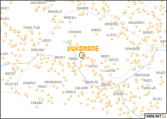 map of Vukomane