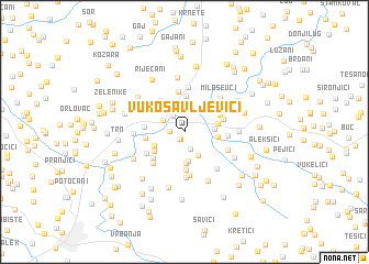 map of Vukosavljevići