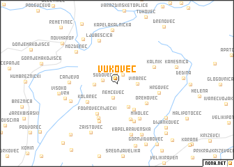 map of Vukovec