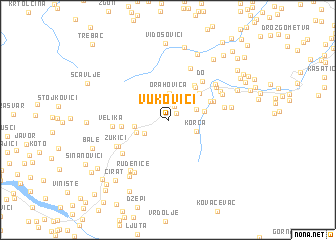 map of Vukovići