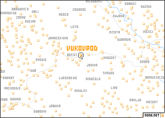 map of Vukov Pod