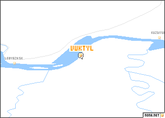 map of Vuktyl