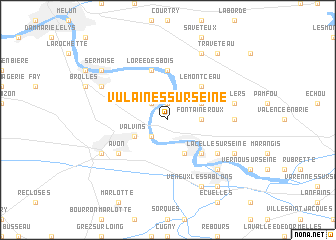 map of Vulaines-sur-Seine