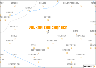 map of Vulʼka Vizhbichanska