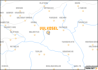 map of Vŭlkosel