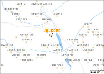 map of Vŭlkovo