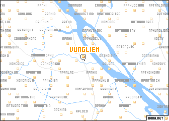 map of Vũng Liêm