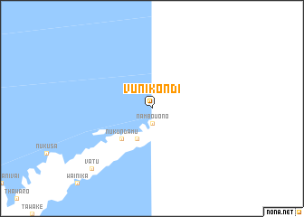 map of Vunikondi