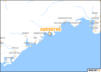 map of Vunisotho
