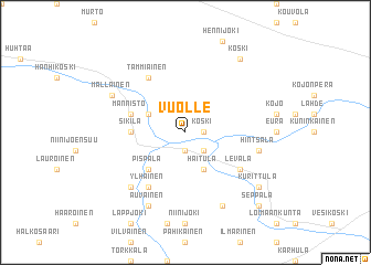 map of Vuolle