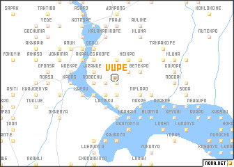 map of Vupe