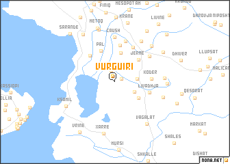map of Vurgu i Ri