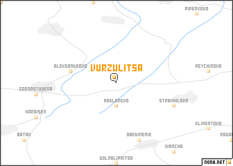 map of Vŭrzulitsa