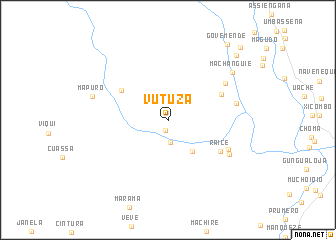 map of Vutuza