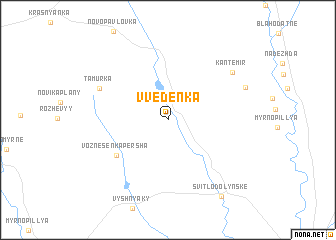 map of Vvedenka