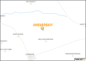 map of Vvedenskiy