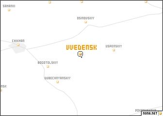 map of Vvedensk