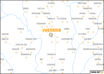map of Vwenania