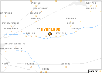 map of Vyarlevo