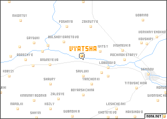 map of Vyatsha