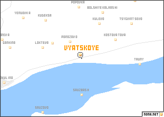 map of Vyatskoye