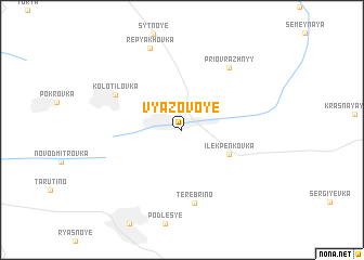 map of Vyazovoye