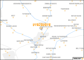 map of Vyazovoye