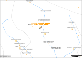 map of Vyazovskiy