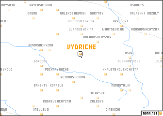 map of Vydriche