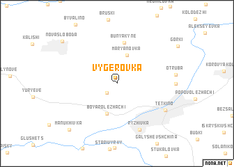 map of Vygerovka