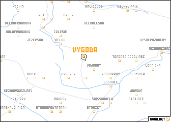 map of Vygoda