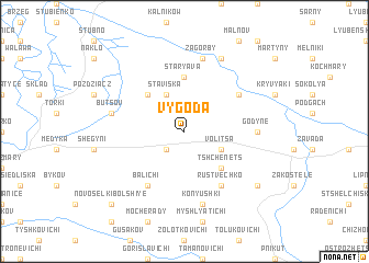 map of Vygoda