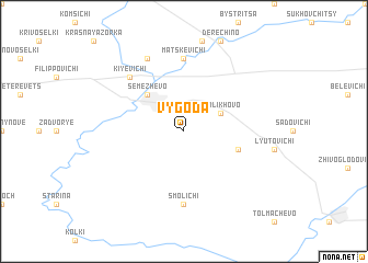 map of Vygoda