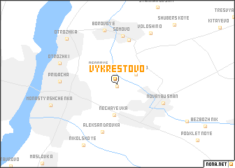 map of Vykrestovo