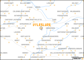 map of Vy-lès-Lure