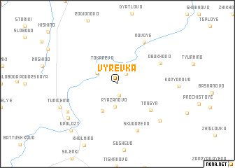 map of Vyrevka