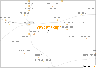 map of Vyrypetskogo