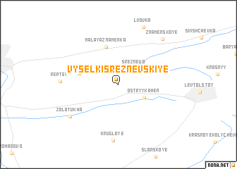 map of Vyselki Sreznevskiye