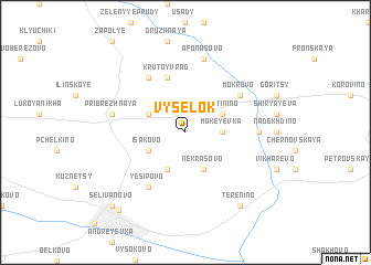 map of Vyselok