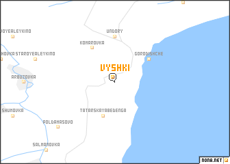 map of Vyshki