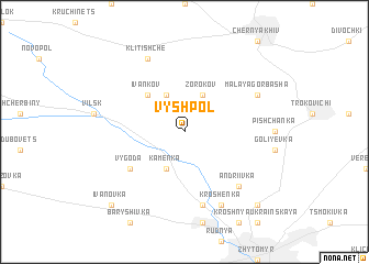 map of Vyshpolʼ