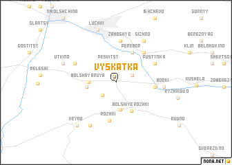 map of Vyskatka