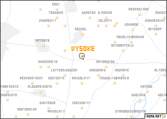 map of Vysoke