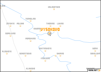 map of Vysokovo