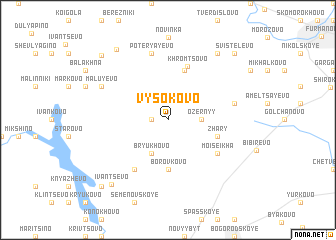 map of Vysokovo