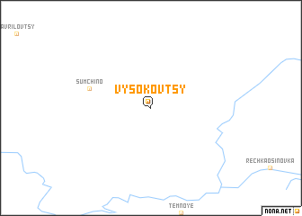 map of Vysokovtsy