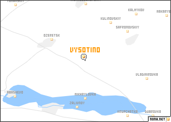 map of Vysotino